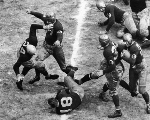 1937 Championship Game Action - 1